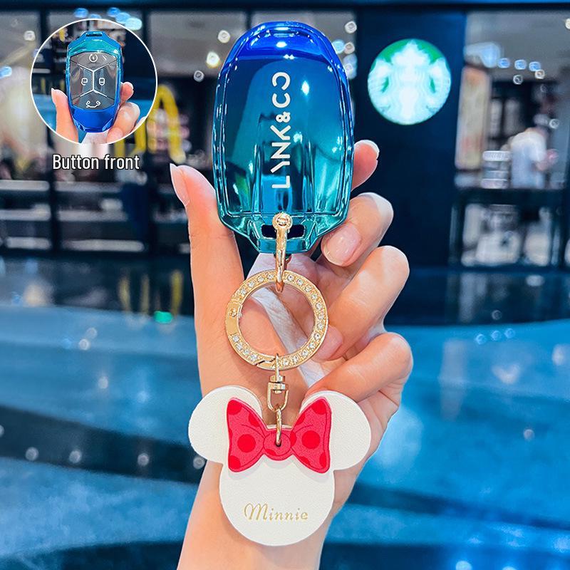 Lynk & Co Key Case: Fits 01, 03, 05, 06 Models - Men's & Women's EMP Buckle Shell Bag