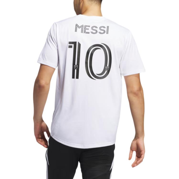 Adidas Messi Jersey White Men Streetwear JJ2591