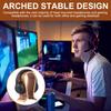 U-shaped Headphone Stand Wooden Desk Headphone Holder Universal Compatibility Gaming Display Stand for Countertop Tidy Storage
