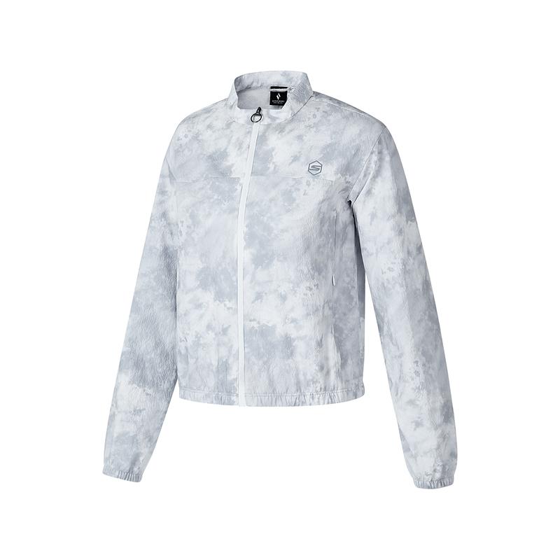 Skechers Waterproof Windproof Comfortable Casual Sports Long Sleeve Jacket Women jackets Ink-White P324W002-048N S