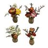 Dried Flower Refrigerator Magnet Handmade Natural Plants Decorative Fridge Magnet Home Office Whiteboard Locker Decor Housewarming Gift