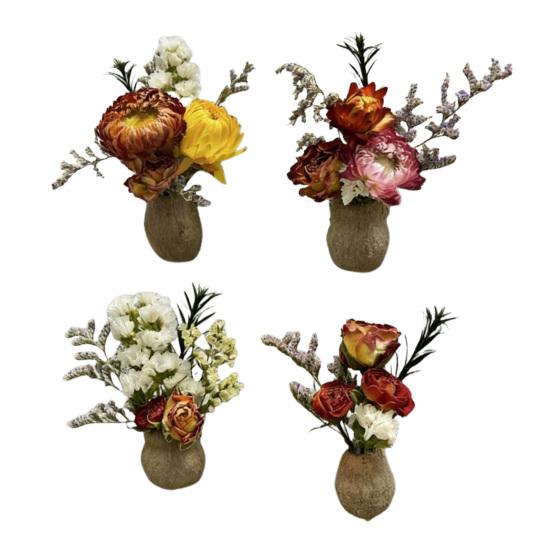 Dried Flower Refrigerator Magnet Handmade Natural Plants Decorative Fridge Magnet Home Office Whiteboard Locker Decor Housewarming Gift