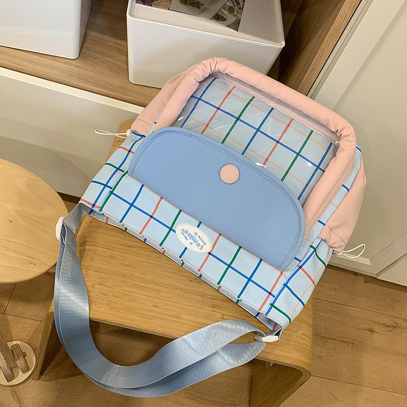 

Школьный рюкзак школьный рюкзак корейский ins клетчатый рюкзак для старшей школы высокой ценности