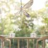 Dragonfly Crystal Suncatcher with Beads, Hanging Ornament for Home, Office, Garden, Car