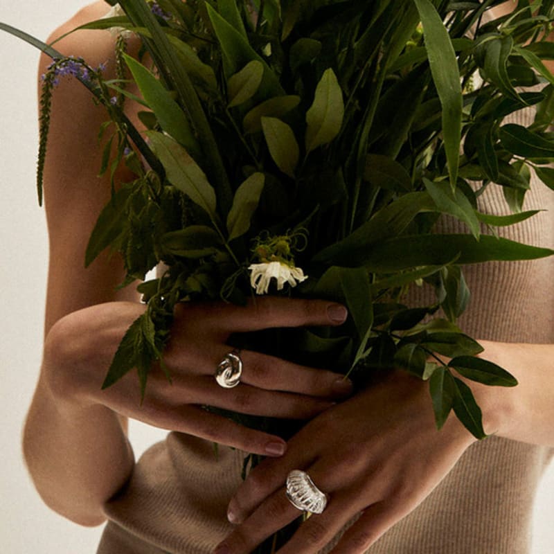 HYERIKIM JEWELLERY The Lovers Knot Ring (silver)