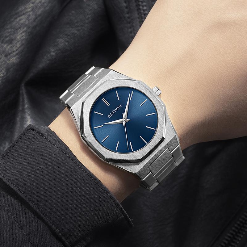 Dai Lanfu Men's Luxury Unique Watches For Alloy Steel With Quartz Watches Simple Line Dial Business Party Watches Fashion Watches
