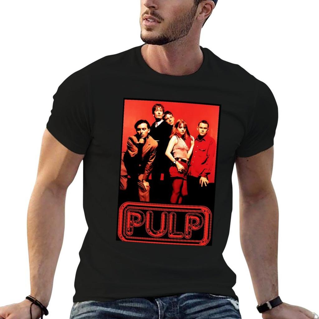 Pulp - Band T-Shirt Big and Tall Solid Color T-Shirt