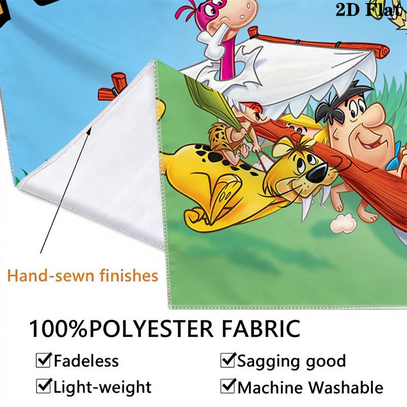 The Flintstones Pattern Home Decor Tapestry, Wall Hanging, Decorative RV Wall Cloth.NGT0928526