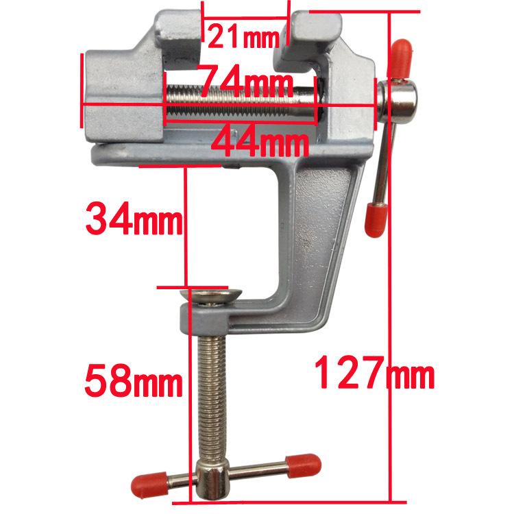 2 Pezzi Mini Morsa Da Banco Parallela, Mini Morsa Da Tavolo Con Morsetto Da Tavolo, Per Fai Da Te Hobby, Intaglio, Artigianato, Gioielli