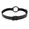 Black Sex Open Mouth Gag Harness Bdsm Bondage Leather Strap O Ring Gag Mouth Flirting Sex Toys For Woman Couples Adult Games