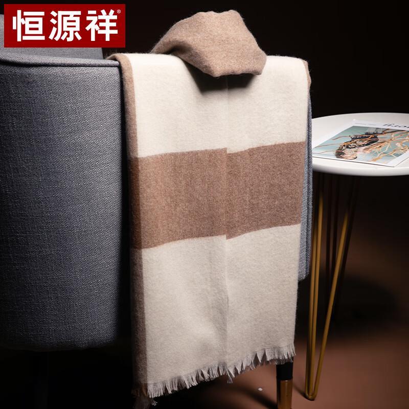 Hengyuanxiang Women's 100% Pure Wool Warm Shawl