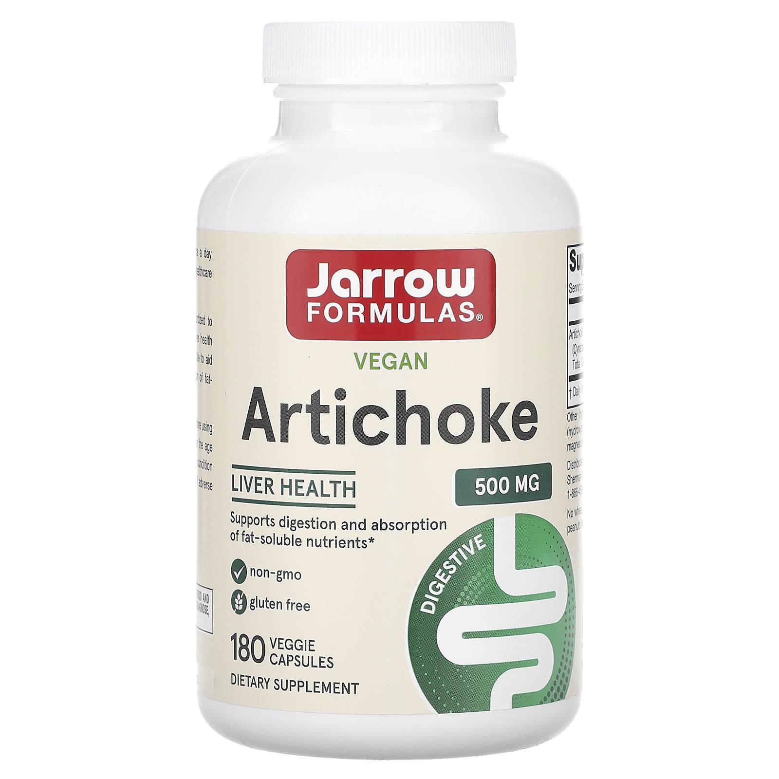 

Artichoke, 500Mg, 180 Veggie Capsules