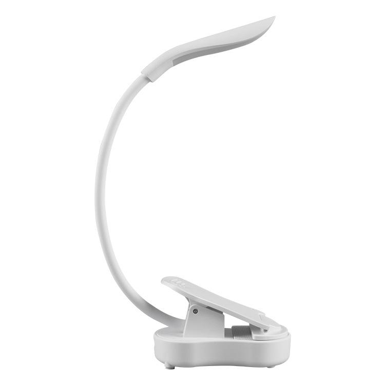 LED USB Rechargeable Portable Book Clip Lamp - Eye Protection Reading and Study Light