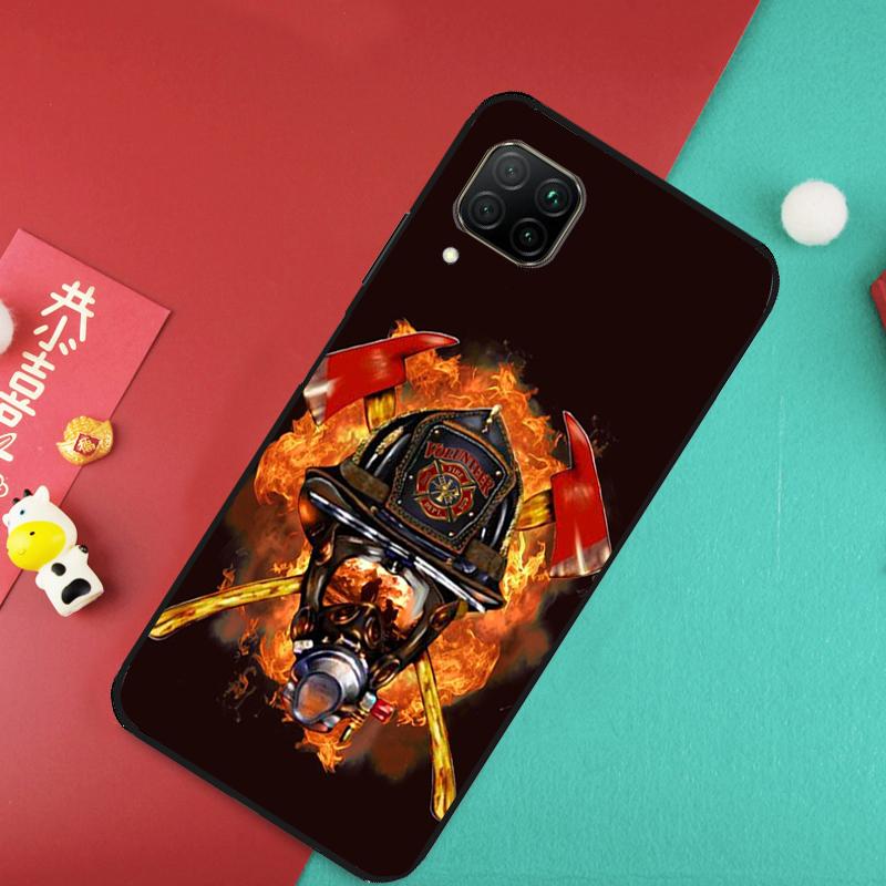 Firefighter Fire Fireman For Huawei Nova 11 Pro 9 10 SE 7i 8i 11i 12i Y73 Y72 Y61 Y91 Y90 Y70 Y60 P30 P40 Lite Case