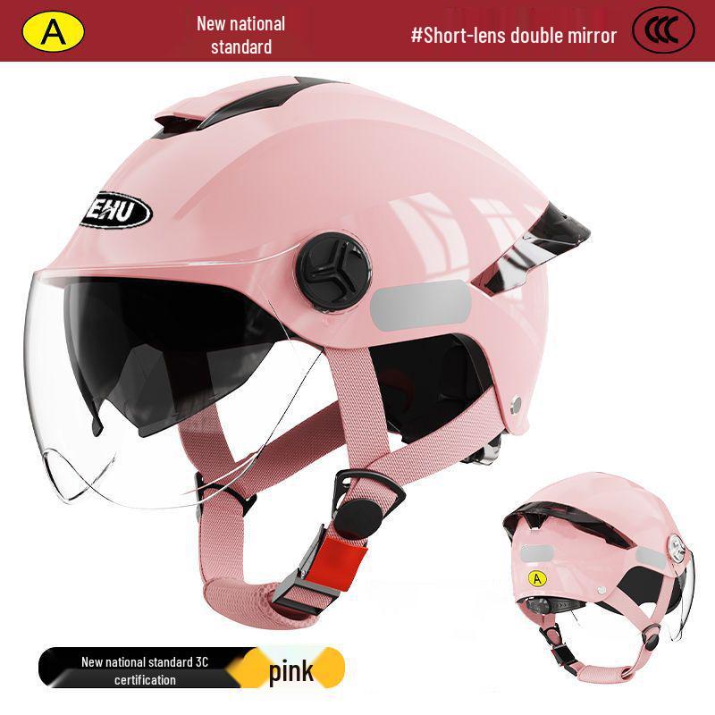 3C Certified Electric Vehicle Helmet, All-Season Half Helmet for Men and Women