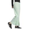 adidas Lounge WIDE LEG KNIT JOGGERS Casual Pants Women's Light Green JJ3605