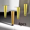 4 Stuks 15cm Rechte Kegel Meubel Metaal Taps Toelopend Bank Kast Kast Kruk Stoel Tafel Vervangende Poten Hardware Accessoires