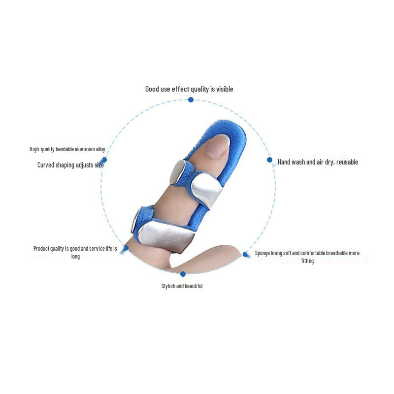 Aluminum Alloy Finger Fracture Splint with Sponge Lining