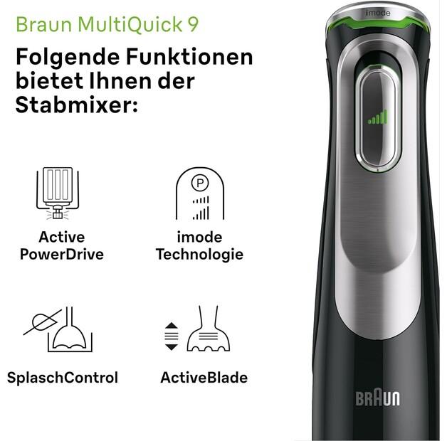 Погружной блендер Braun MQ 9147X MultiQuick 9
