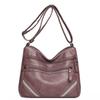 New Fashion Women's Bag Multi-layer Mother-in-law Bag Retro Large-capacity Shoulder Messenger Bag