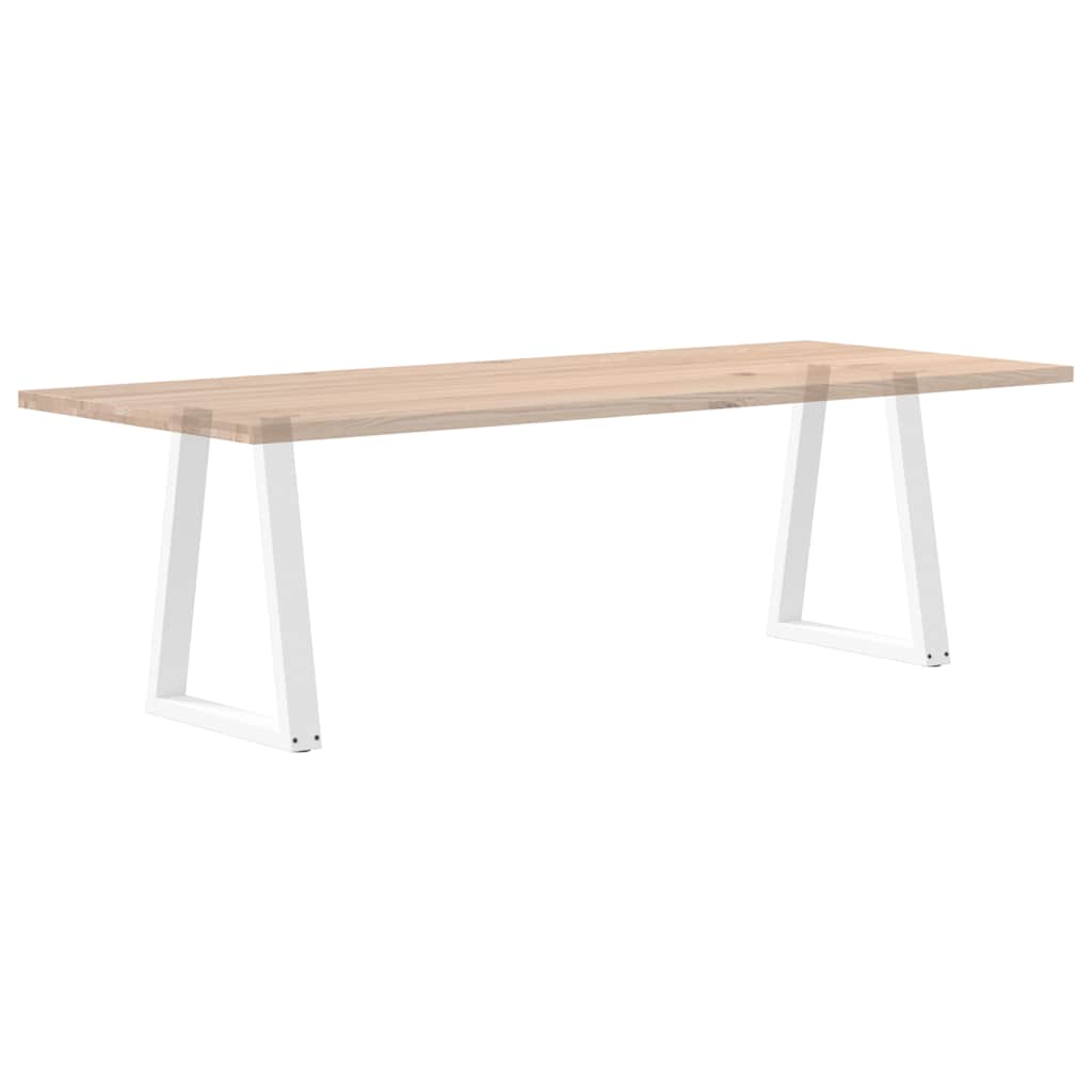 Vidaxl Coffee Table Legs, 2 Pcs, White, 50X(72-73) Cm, Steel