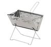 Takeda Corporation BBQ Silver Stainless Steel Compact Grill x x cm [Outdoor Stove, Folding] SUG21-30, 30.5 20.5 26.5