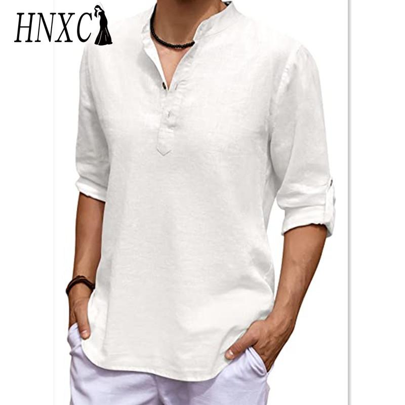HNXC Cotton T-shirt Men's Fashion Loose Shirt Printed Compassionate Shirt