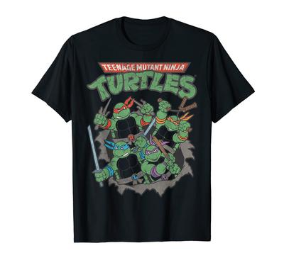 Teenage Mutant Ninja Turtles Antique Poster T-Shirt