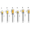 Straight Tooth 6mm Shank Woodworking Tool Milling Cutter Router Bits Slotting Cutter Drill Bit