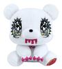 Chucks GP Gloomy Feat. Yurie Sekiya Plush Toy, 600th Item Commemorative Collaboration, Big Gloomy the Mischievous Bear, Sparkle, White, Approximately