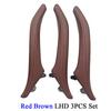 LHD RHD Car Inner Left Right Door Pull Handle Leather Assembly Set Trim Replacement for BMW 5 Series F10 F11 F18 520 523 525