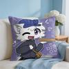 BBoykisser Silly Cat Cute Cushion Cover Square Pillow Bedroom Sofa Leisure Comfort Living Room Home Decoration X