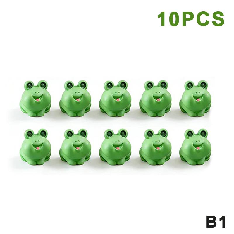 10/20Pcs Mini Resin Frogs Statues Frogs Figurines Garden Decor Fairy Garden Ornaments Indoor/Outdoor Microlandscapes Home Decor