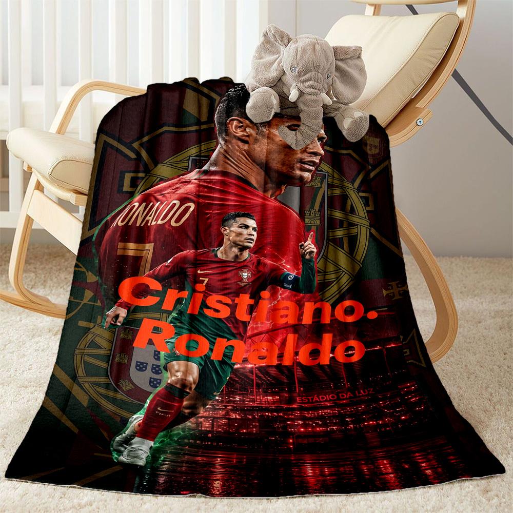 Cristiano Ronaldo 194 Blanket Durable Comfort Great for Bed Chair Bedding Four Seasons Universal Modern Gifts For Family Or Friends