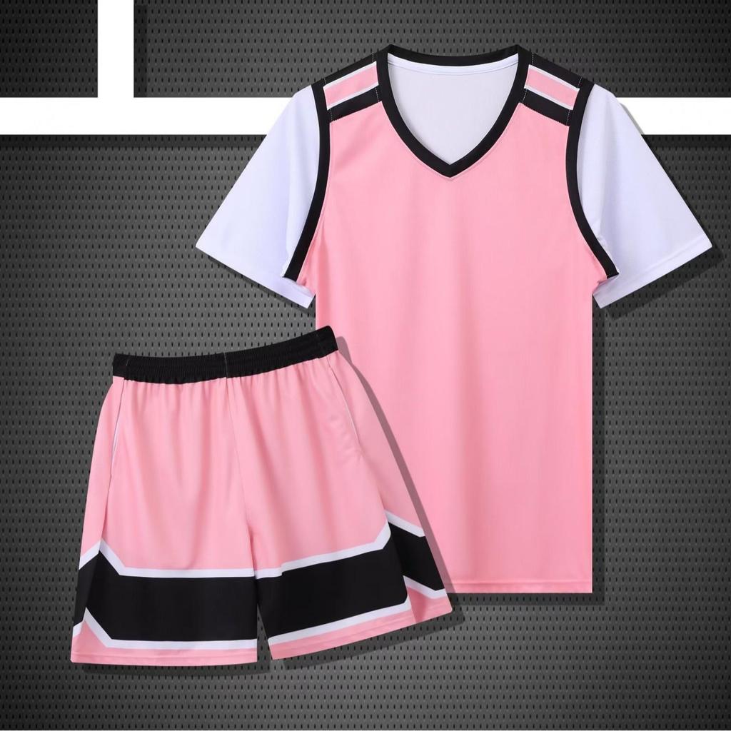 Unisex Basketball Uniform Set, Number Print, Dual-Pocket, 3XS-4XL