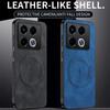Magnetic Case For Infinix Note 40 Pro Plus 5G Note40 40Pro 4G MagSafe Napa-textured PU Silicone Leather Cover Shockproof Bumper
