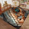 1PC Lizard eye colorful scales Pattern Rug Carpets for Bedroom Living Room Sofa Mat Creative Door Mat Cloakroom Home Decor