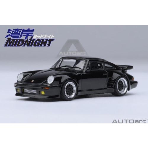 AUTOart 1/64 Scale Porsche 911 (930) Turbo "Wangan Midnight" Blackbird (Volume 1 Specification) Finished Model 20636