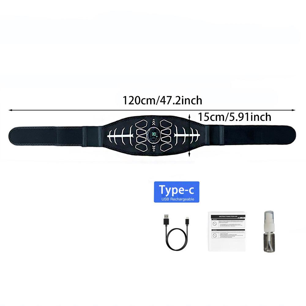 

Abdominal Toning Belt Muscles Toner Ems Muscle Groups Stimulator Abs Trainer Recharge Full Body Massage Equipment Weight Loss Fitness Equipment