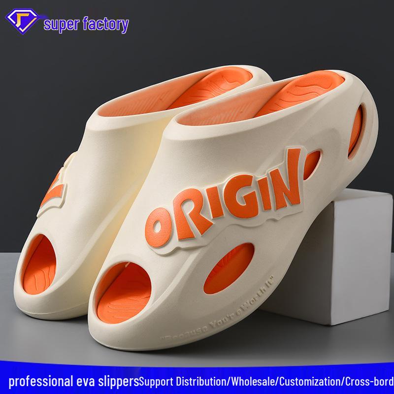 

Men s Thick-Soled Non-Slip Outdoor Sports Casual Beach Flip-Flops 40-41 чорний