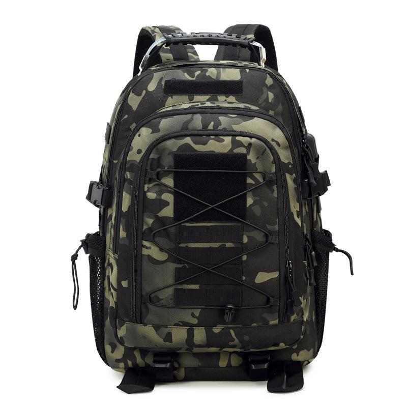 Multifunctional Backpack Backpack Waterproof and Wear-resistant Hiking Camping Hiking Bag зелёный