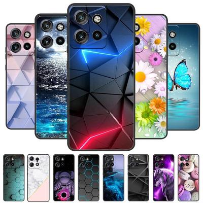 Para Moto G75 5G Funda Cubierta Trasera de Silicona TPU Suave para Motorola Moto Edge 50 Neo S50 Fundas para Teléfono Coque Protector Estampado Animal