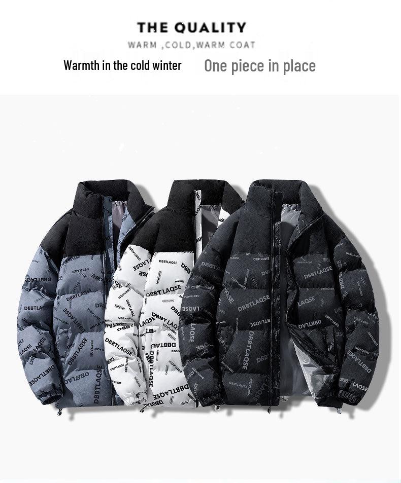 Men's Winter Fashionable Warm Cotton Padded Jacket