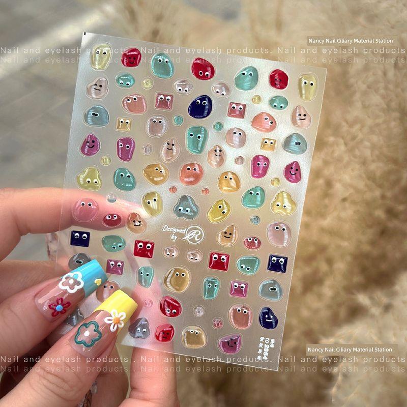 

Наклейка для маникюра Накси Украшение Сексуальный Летний Цвет Желейный Цветок Трехмерный Маленький Цветок Милая Мимика Сумка Жидкая Наклейка 2954 love to laugh jelly