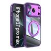 Magnetic Ring Stand Cover Case For iPhone 17 Pro Max 16 15 14 13 12 Pro Max Luxury Lens Protector Film Hybrid TPU+PC Clear Back Phone Holder Cover