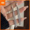 Pendientes Vintage de Plata de Ley 925 Para Mujer Tendencia Simple Pendiente Largo con Borla Joyería Prevenir Alergias Accesorios de Fiesta