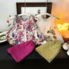 Girls' Summer Clothes Camisoles Children's Sets Clothing for Girls' Babies Summer Styles Two-piece Outerwear Set