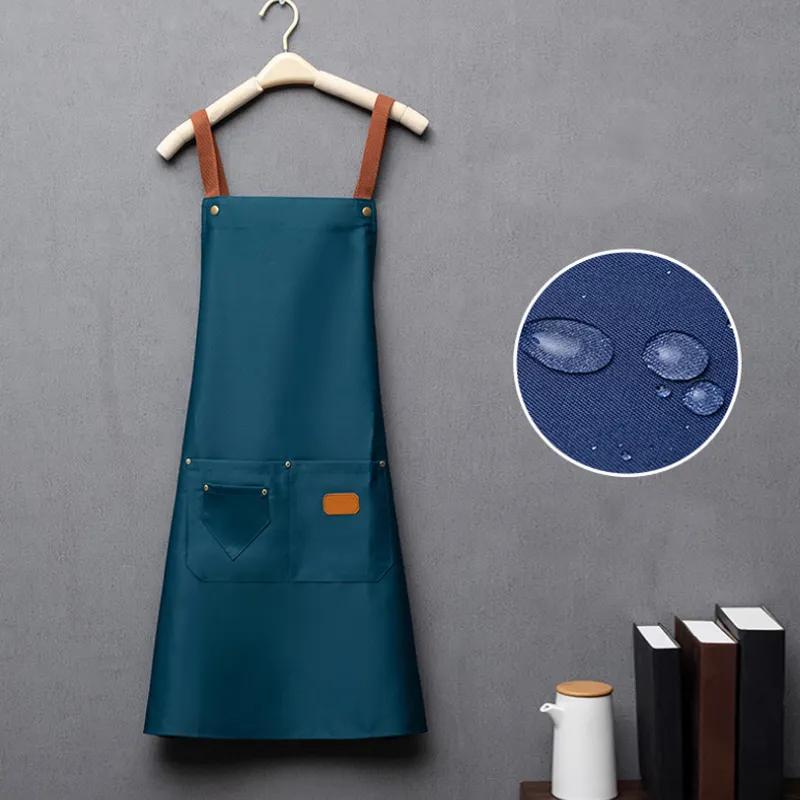 

рекламный фартук бытовая кухня и предметы первой необходимости простой и модный водонепроницаемый маслостойкий и пятностойкий кухонная рабочая одежда #9 разноцветный