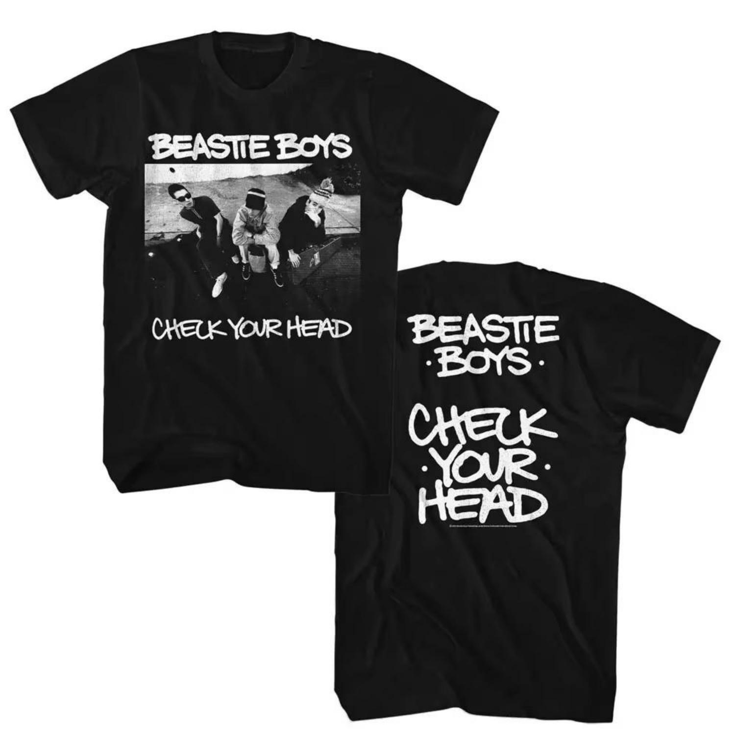 

Beastie Boys Перевірте голову Обкладинка альбому Чоловіча футболка Панк Хіп-хоп Рок-гурт Американська з коротким рукавом Жіночий Вуличний Хіп-хоп Топ XXXXXL