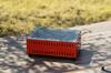 GREEN LIFE Made In Japan BBQ Lightweight Compact Tabletop Shichirin Red UC-350R